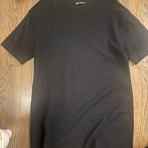 Zara Women’s Black T-Shirt Dress